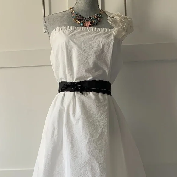 🔥🥰🔥🥰 Brunello Cucinelli one shoulder ivory gown size M - Picture 11 of 16